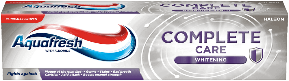 Aquafresh Complete Care Whitening Fluoride Toothpaste 75ml