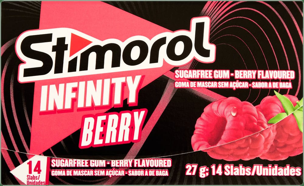 Stimorol Infinity Berry Flavoured Sugar-Free Gum 14s