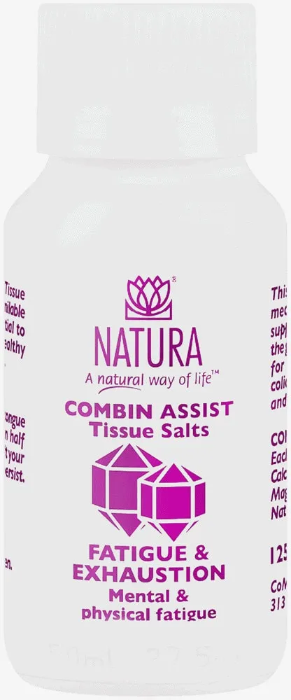 Natura Fatigue & Exhaustion Combin Assist Tissue Salt Tablets 125pk