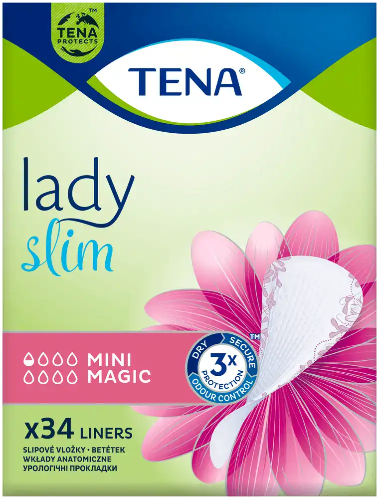 TENA Lady Mini Magic Slim Liners 34pk