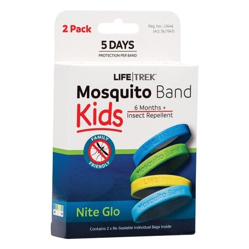 Lifetrek MOSQUITO BAND KIDS GLO 2PACK
