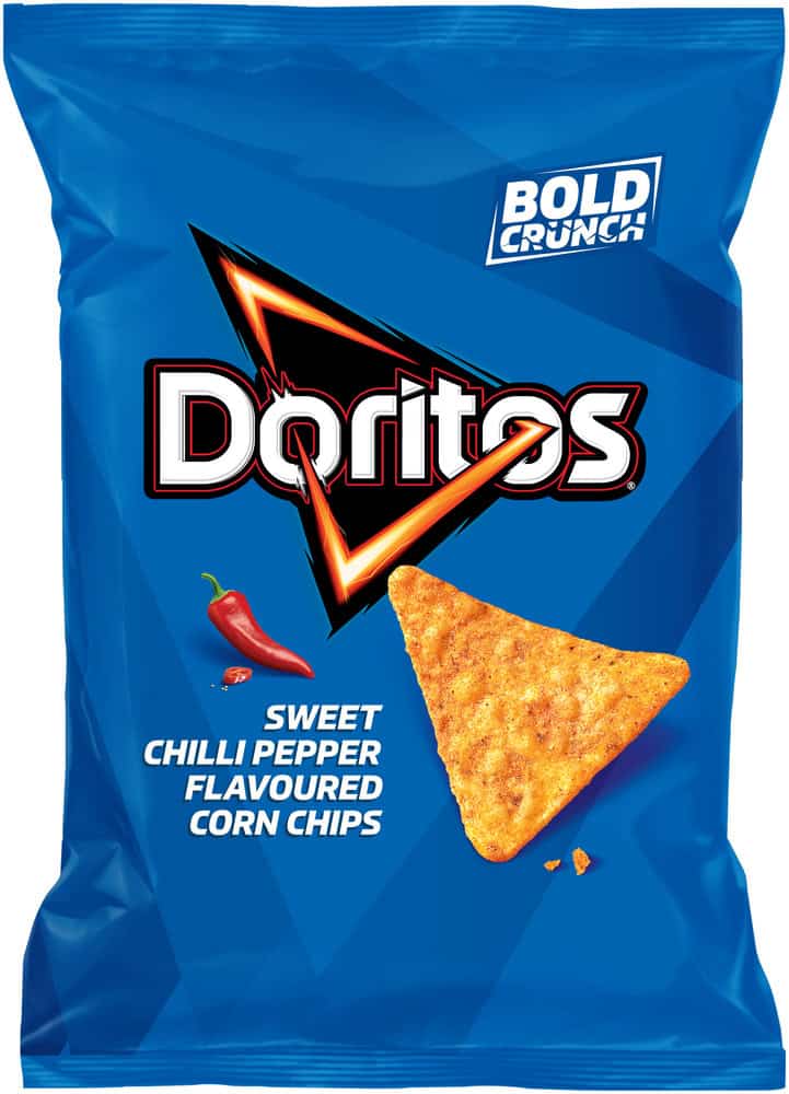 Doritos Sweet Chilli Pepper Flavoured Corn Chips 145g