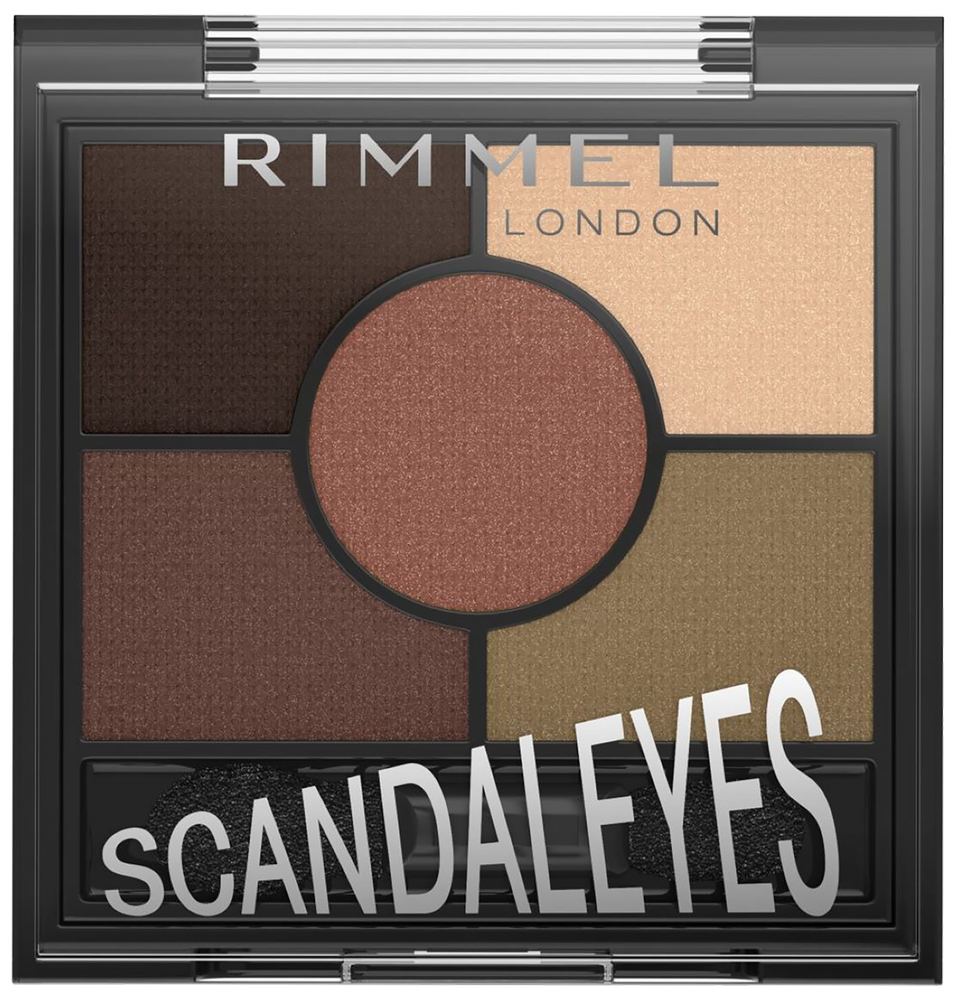 Rimmel Scandaleyes Brixton Brown 5 Pan Palette Eyeshadow 3.8g