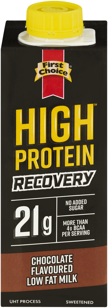 First Choice High Protein Recovery Chocolate Flavoured Low Fat Milk 250ml