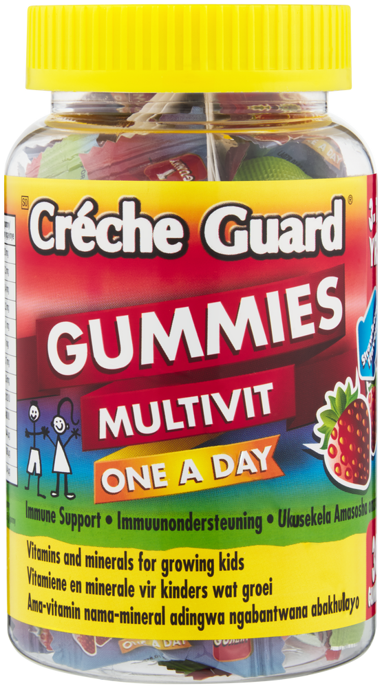 Créche Guard Gummies Strawberry Flavour Multivit Immune Support 30pk