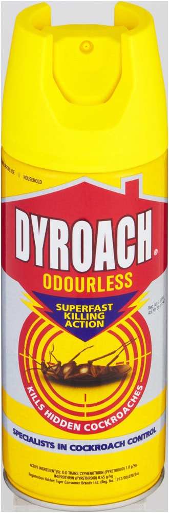 Dyrange Dyroach Odourless Odourless Cockroach Insecticide Spray 300ml