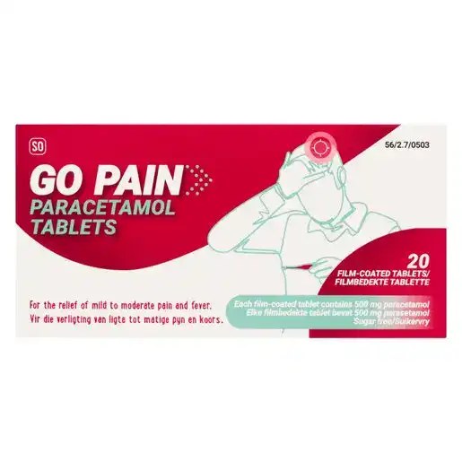 Go PAIN PARACET 500 500MG - 20