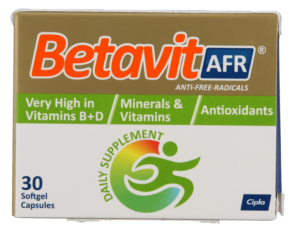 Betavit AFR Daily Supplement Softgel Capsules 30pk