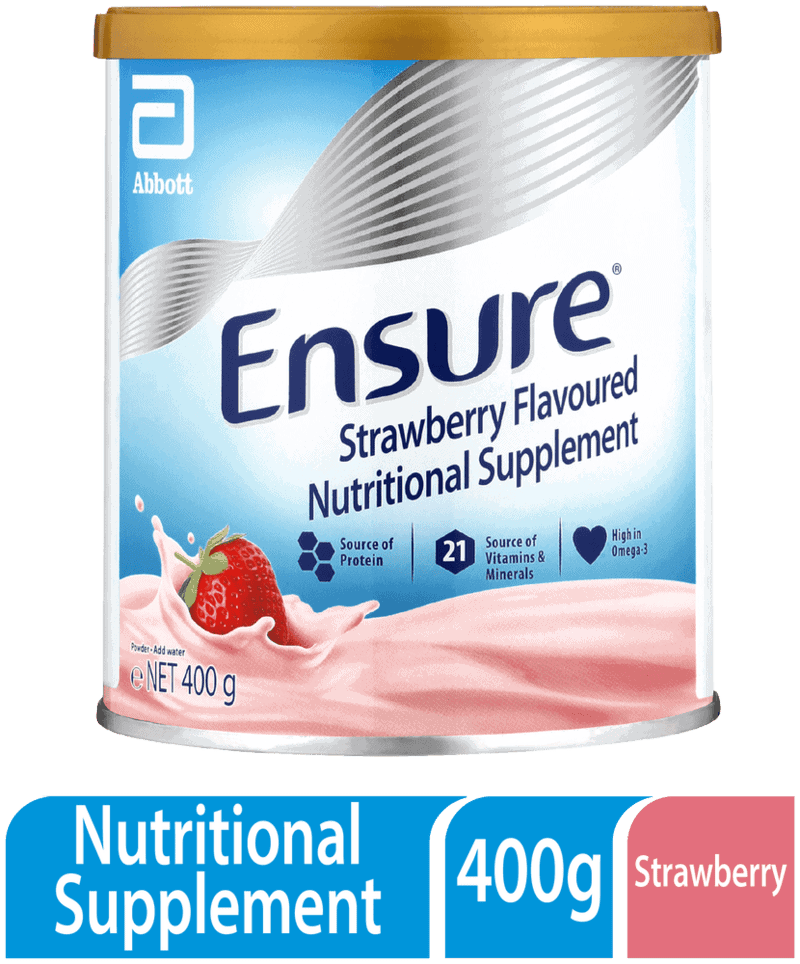 Ensure Strawberry Flavoured Nutritional Supplement 400g