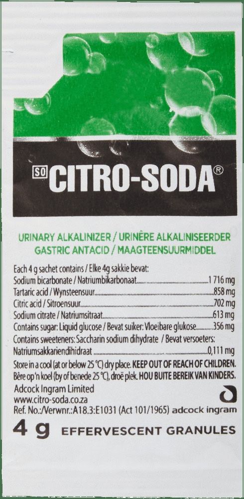 Citro-soda Effervescent Granules 4g