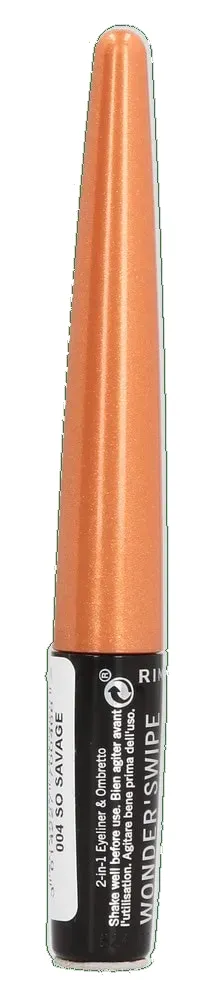 Rimmel Wonder'Swipe So Savage 2-In-1 Liquid Eyeliner 1.7ml