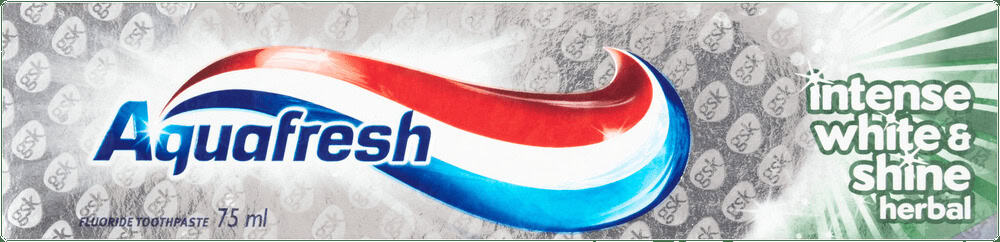 Aquafresh Intense White & Shine Herbal Flouride Toothpaste 75ml