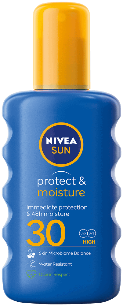 Nivea SUN SPF 30 Protect & Moisture Pump Spray 200ml