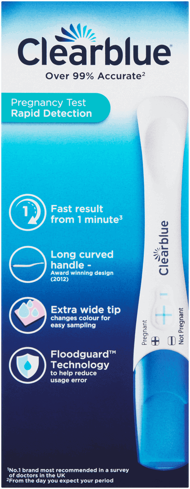 Clearblue Rapid Detection Pregnancy Test 2pk