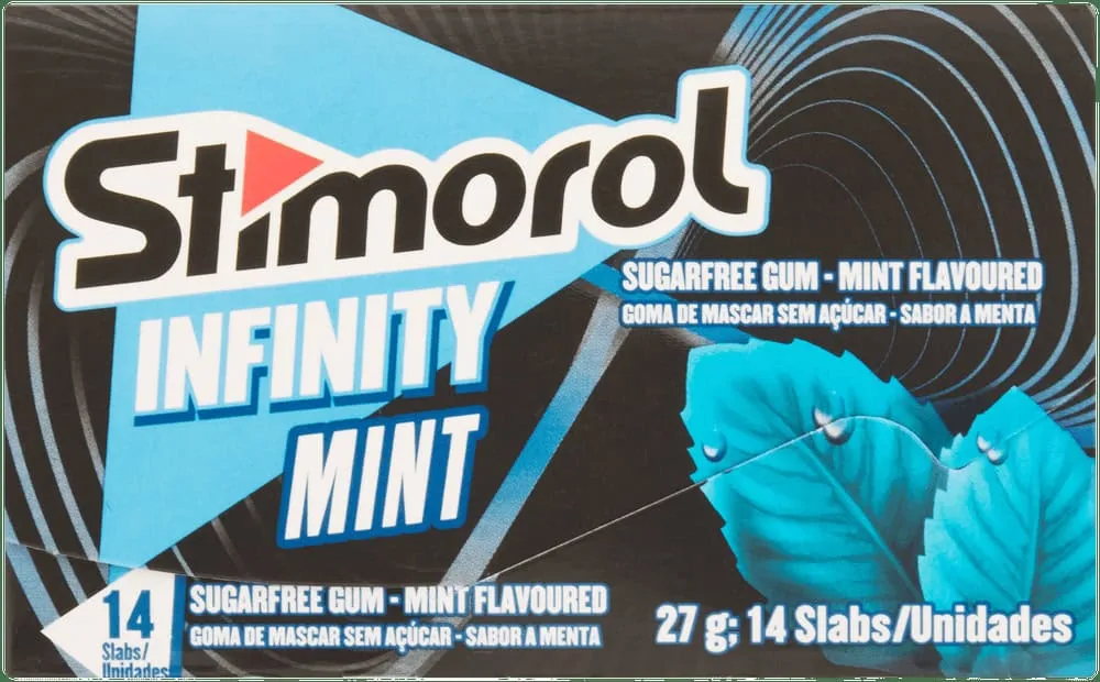 Stimorol Infinity Mint Flavoured Sugarfree Gum 14pk