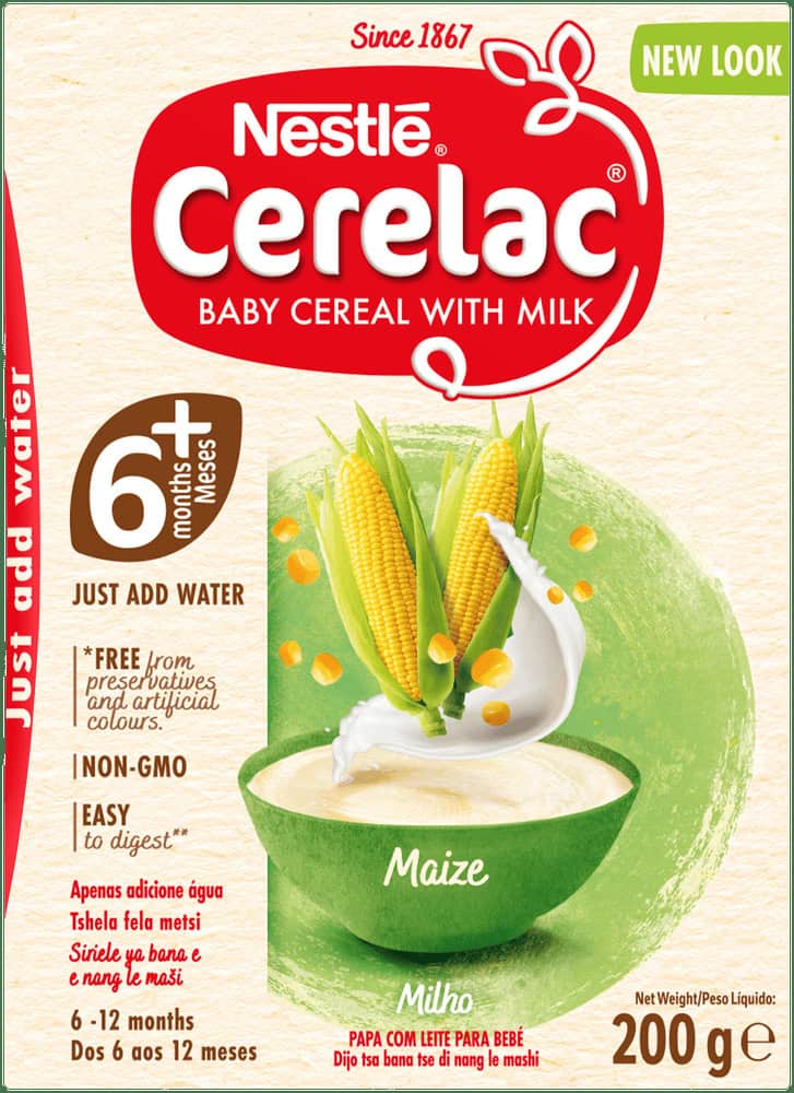 Nestlé Cerelac Maize Baby Cereal With Milk 200g
