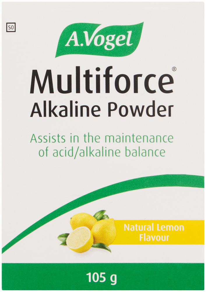 A. Vogel Multiforce Natural Lemon Flavour Alkaline Powder 105g