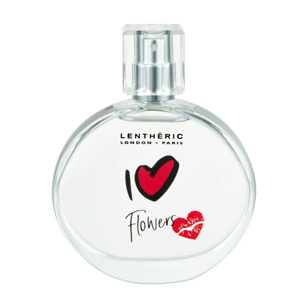 Front of Lenthéric I Love Flowers Eau de Parfum 50 ml bottle