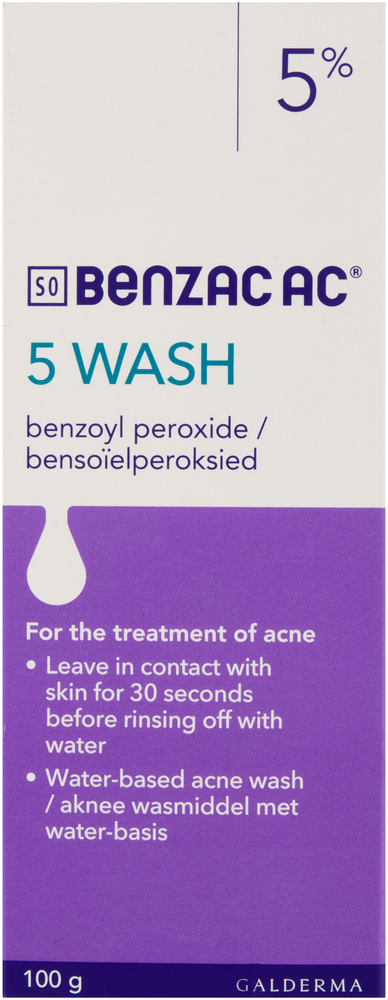Benzac AC 5% Wash Acne Treatment 100g