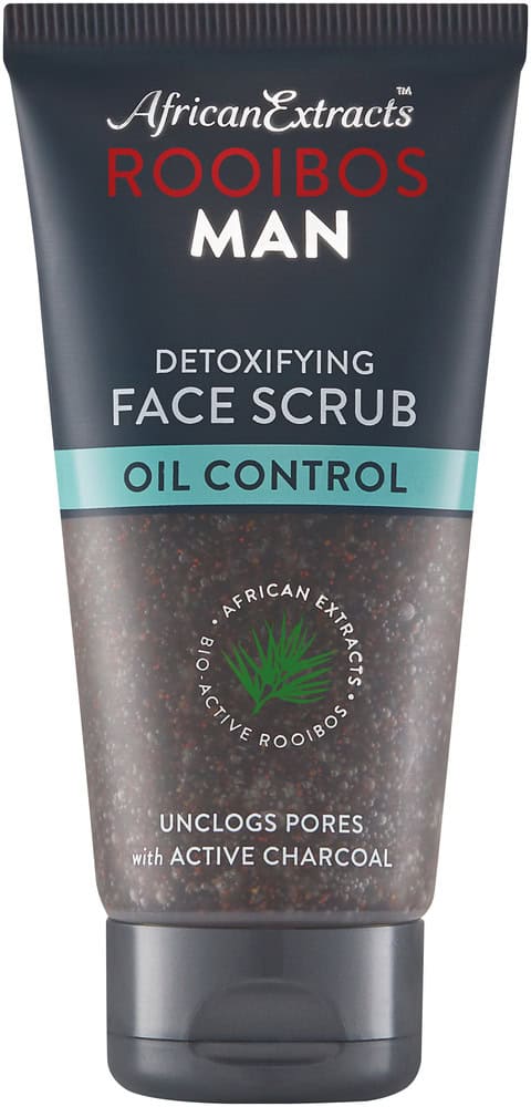 African Extracts Rooibos Man Detoxifying Oil Control Face Scrub 75ml