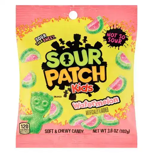 Sour PATCH BAG WATERMELON 102G