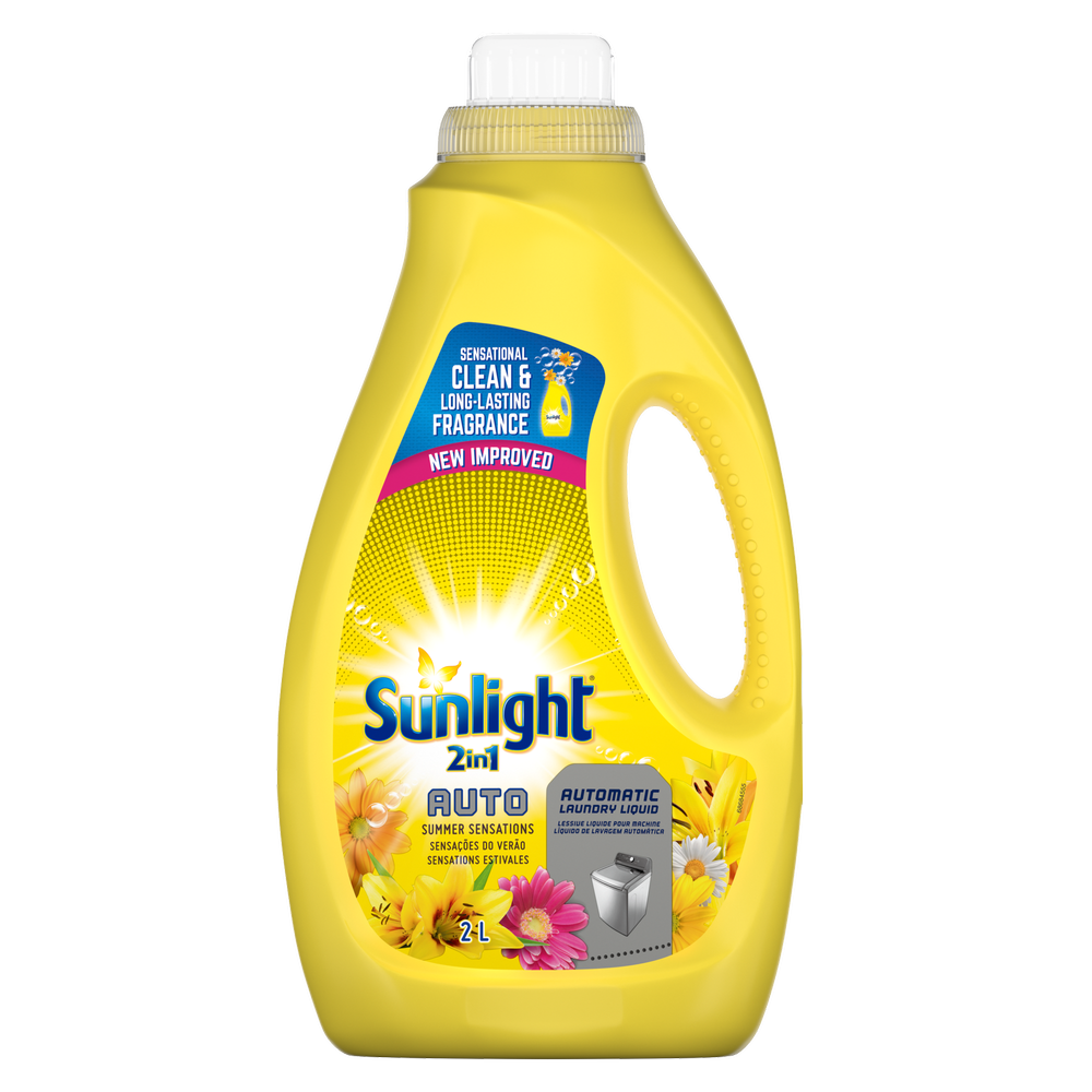 Sunlight Summer Sensations 2in1 Auto Washing Liquid Detergent 2L