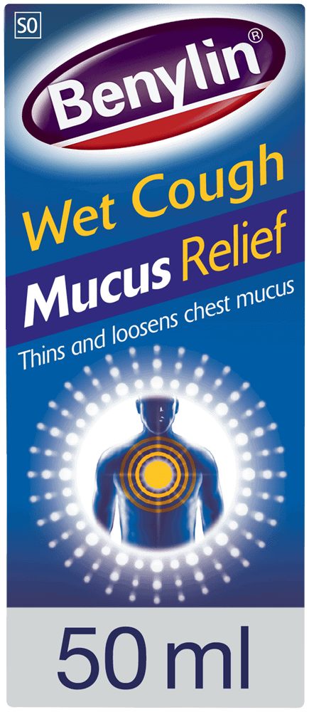 Benylin Mucus Relief Wet Cough Syrup 50ml
