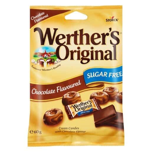 Storck WERTHERS CHOCOLATE SUGAR FREE 60G