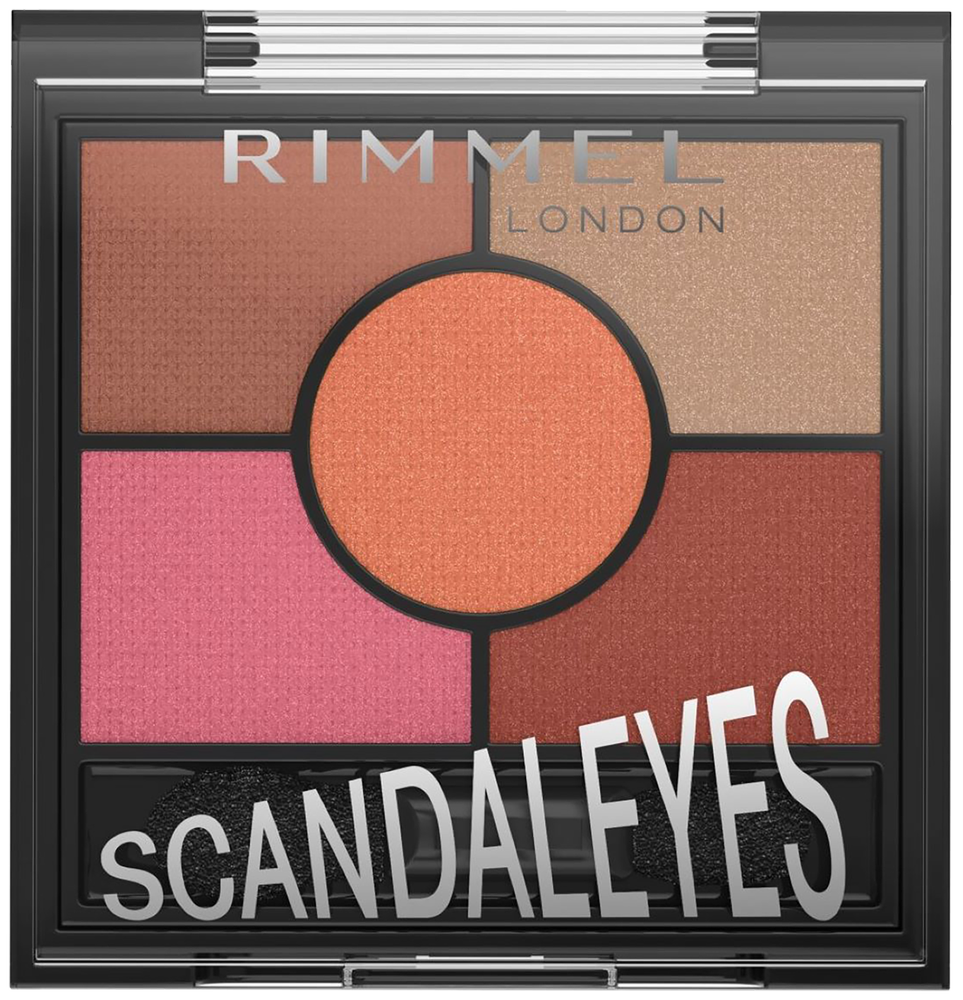 Rimmel Scandaleyes Burgundy Pink 5 Pan Palette Eyeshadow 3.8g