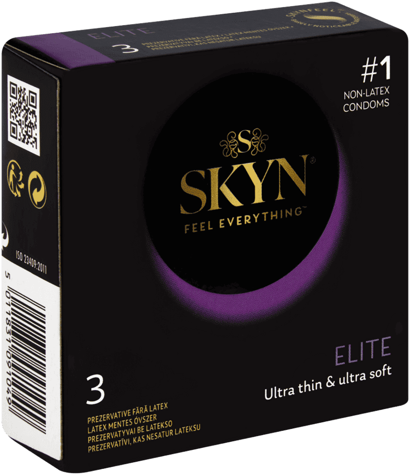 Skyn Elite Non-Latex Condoms 3pk
