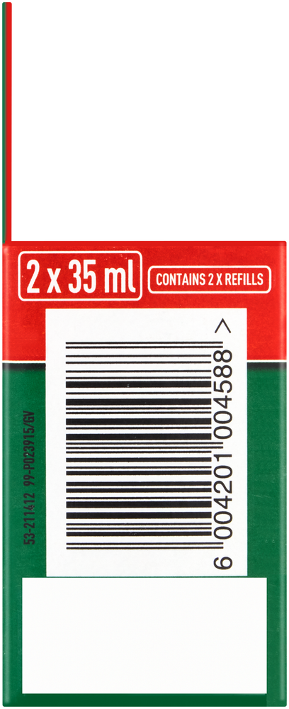 DOOM Mosquito Repellent Liquid Refill 2 x 35ml