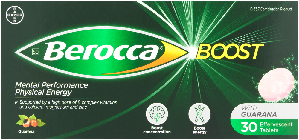 Berocca Boost Effervescent Tablets 30pk