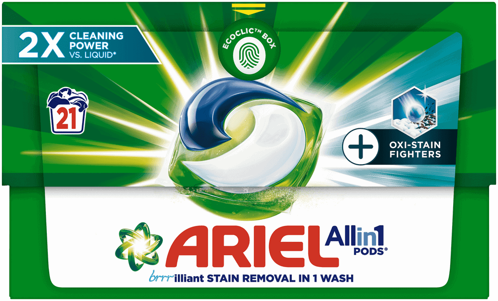 Ariel All-In-1 Automatic Washing Pods 21pk
