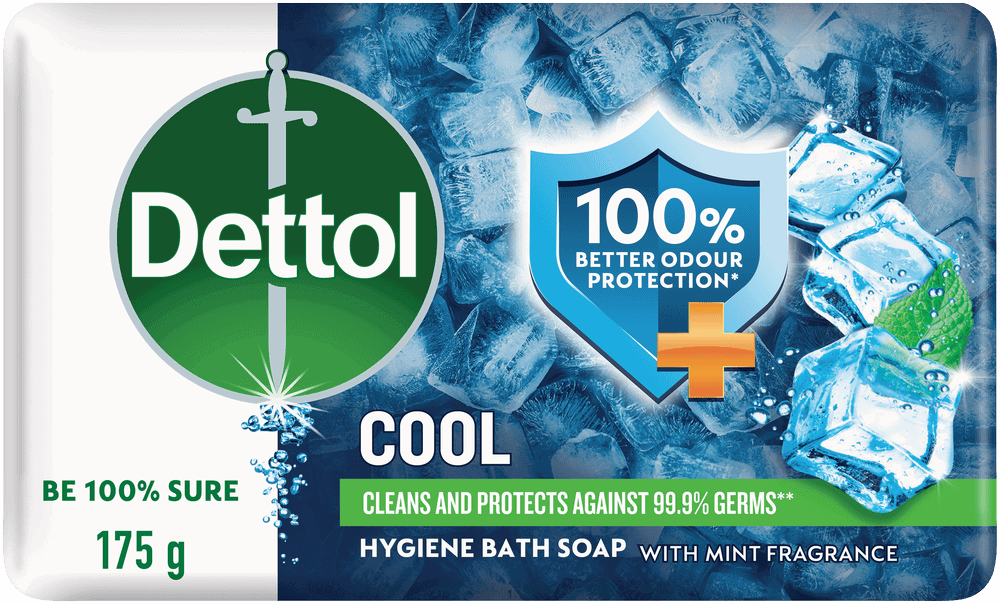 Dettol Cool Hygiene Bath Soap Bar 175g