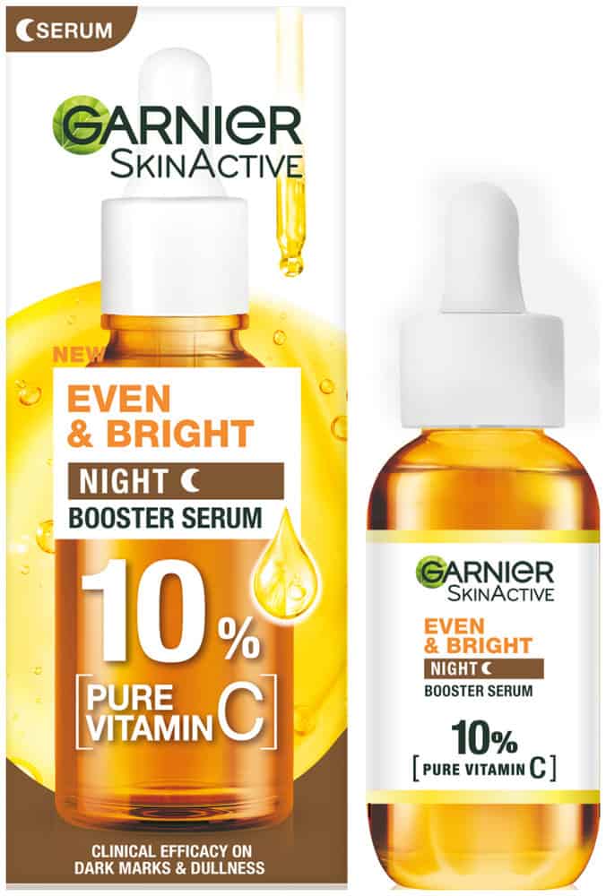 Garnier SkinActive Even & Bright Vitamin C Night Booster Serum 30ml