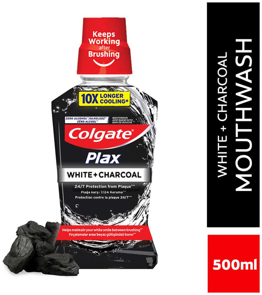 Colgate Plax Charcoal Mouthwash 500ml