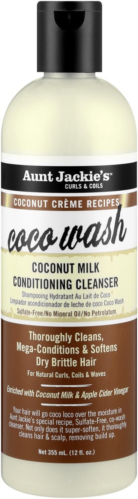 Aunt Jackie's Coconut Crème Collection Coco Wash Coconut Milk Conditioning Cleanser 355ml