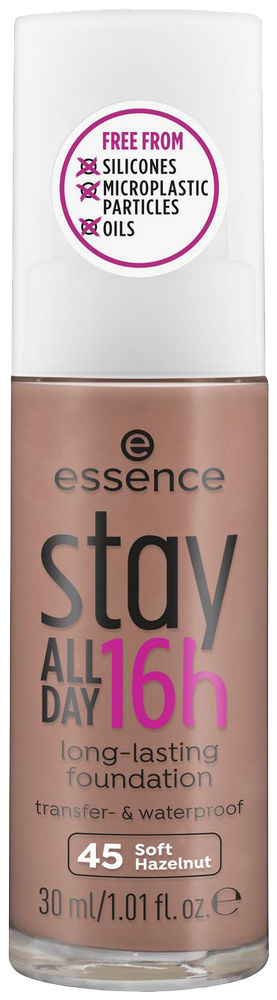 Essence 45 Soft Hazelnut Stay All Day 16H Long-Lasting Foundation 30ml