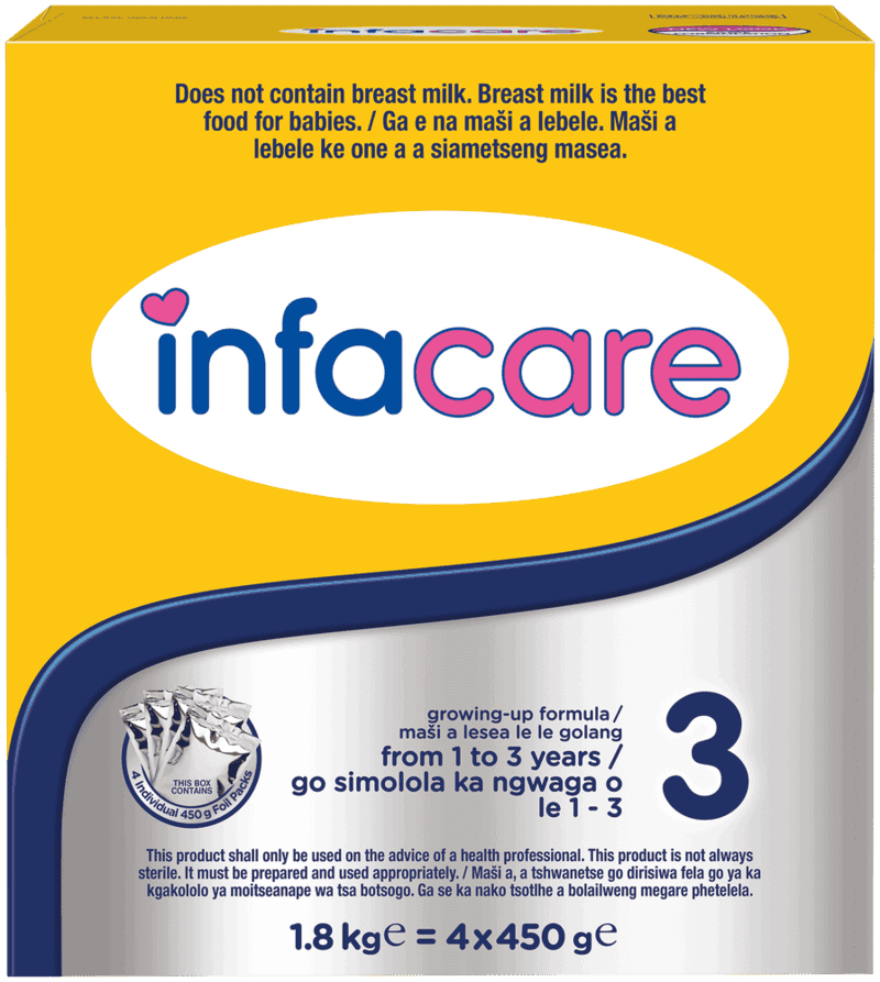 Infacare Stage 3 Growing-Up Formula 4 x 450g