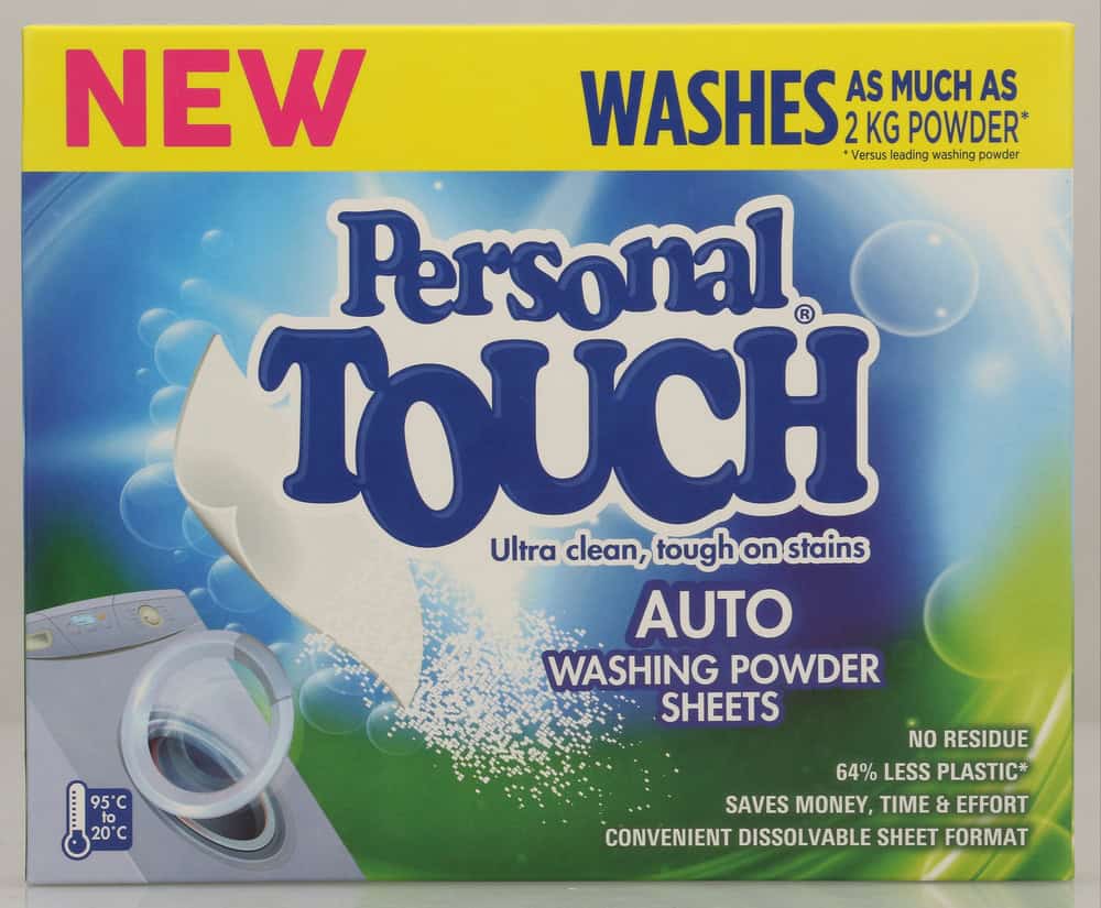 Personal Touch Auto Washing Powder Sheets 90g