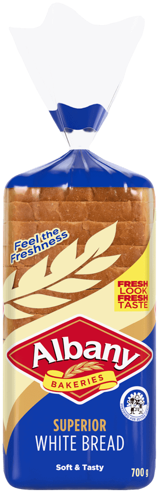 Albany Superior White Bread 700g