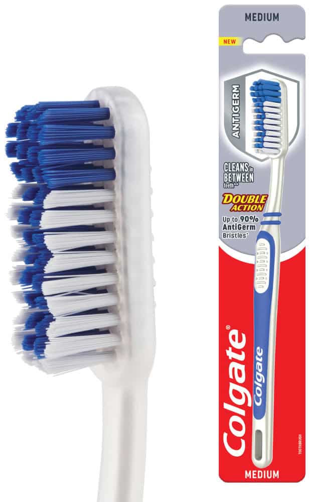 Colgate Double Action Medium Toothbrush 1s