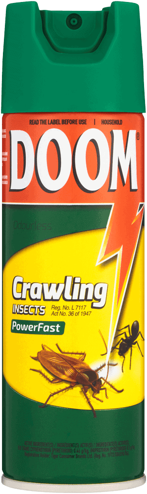 DOOM Powerfast Crawling Insects Spray 180ml