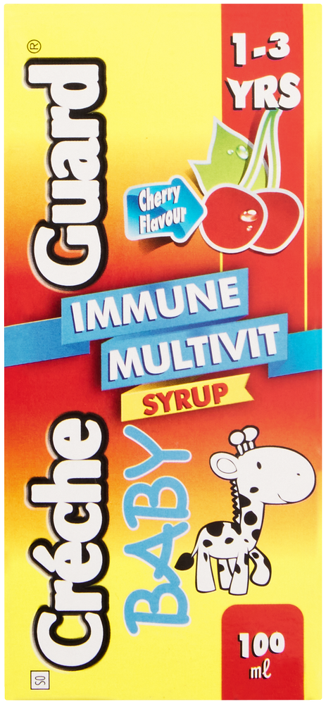 Créche Guard Baby Cherry Flavour Immune Multivit Syrup 100ml