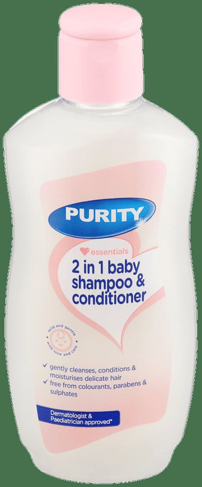 Purity Essentials 2 In 1 Baby Shampoo & Conditioner 200ml