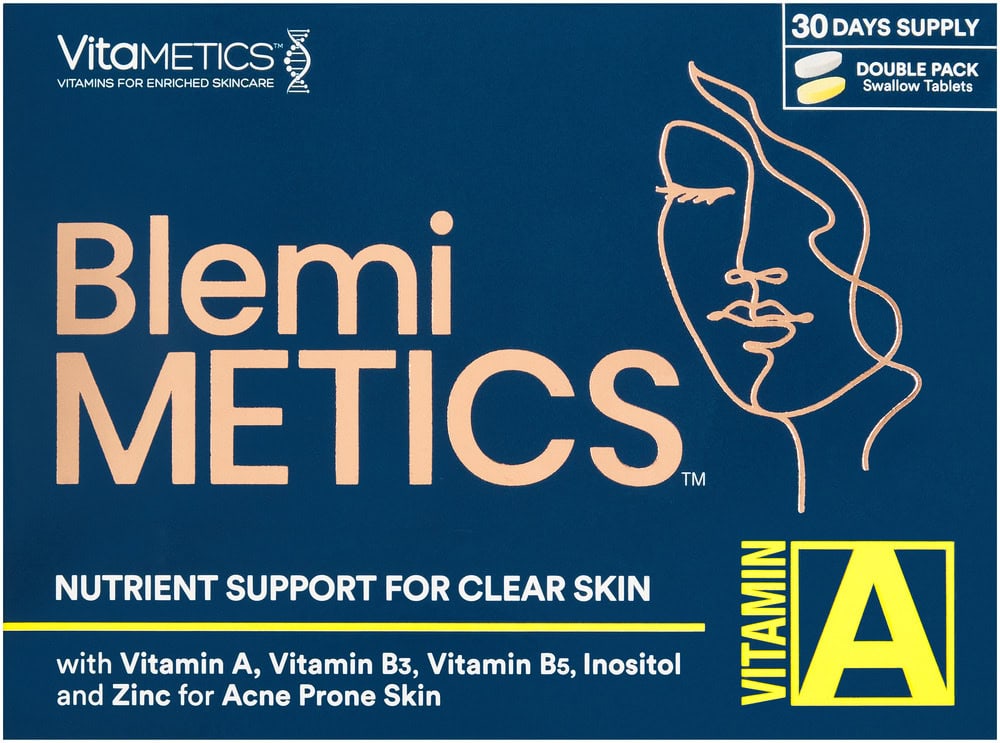Vitametics BlemiMETICS Nutrient Support Capsules for Clear Skin Tablets 60pk