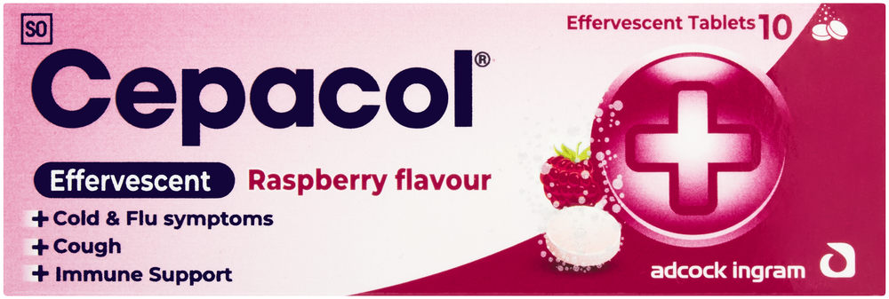 Cepacol Raspberry Flavour Raspberry Flavour Effervescent Tablets 10pk