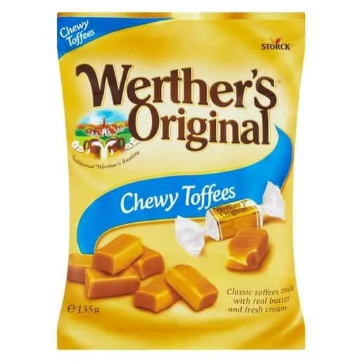 Storck WERTHERS ORIGINAL CARAMEL CHEWS 135G