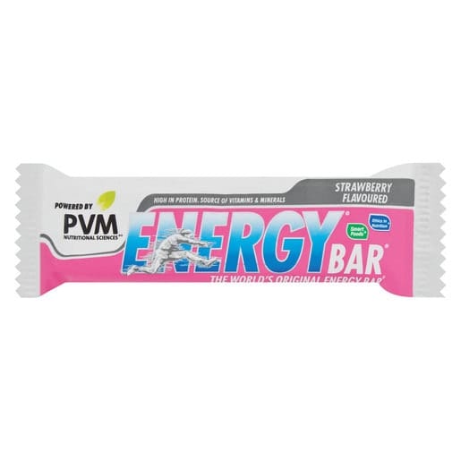 PVM ENERGY BAR STRAWBERRY 45G