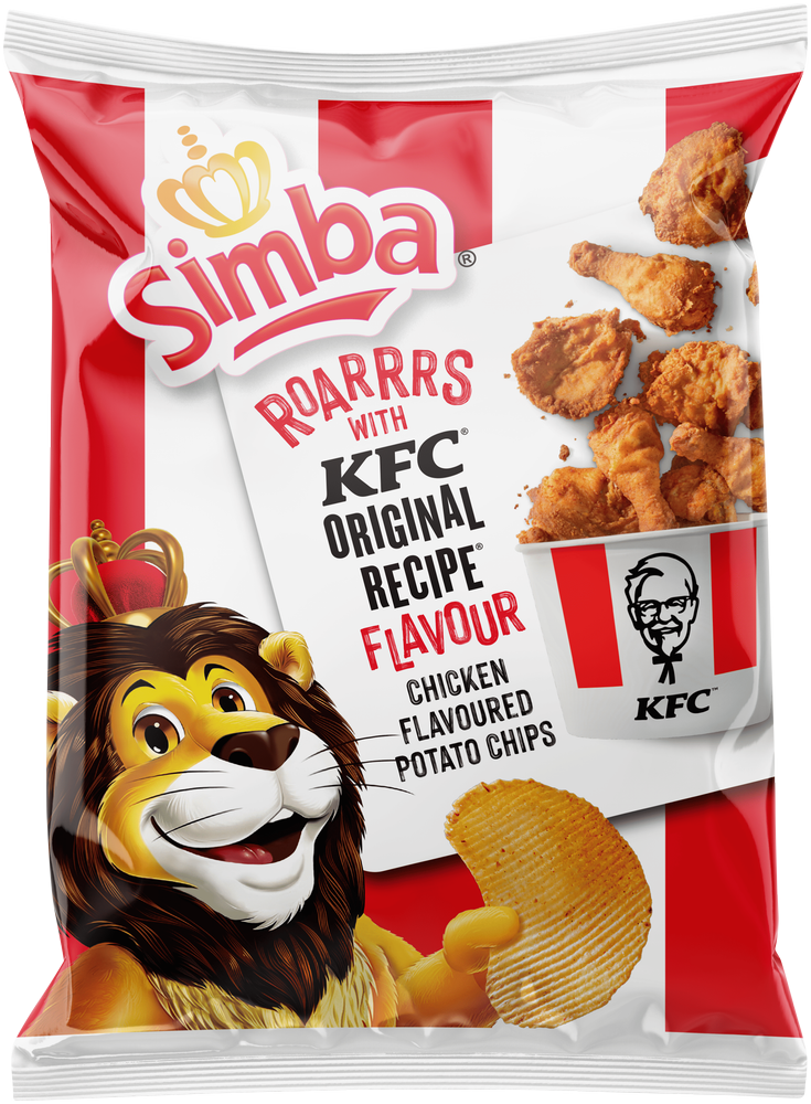 Simba KFC Original Recipe Chicken Flavoured Potato Chips 120g